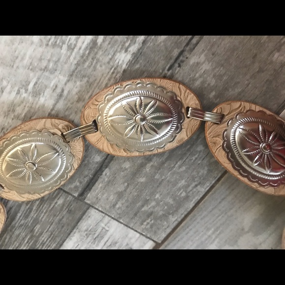 Vintage Leather Boho Belt - Picture 4 of 8